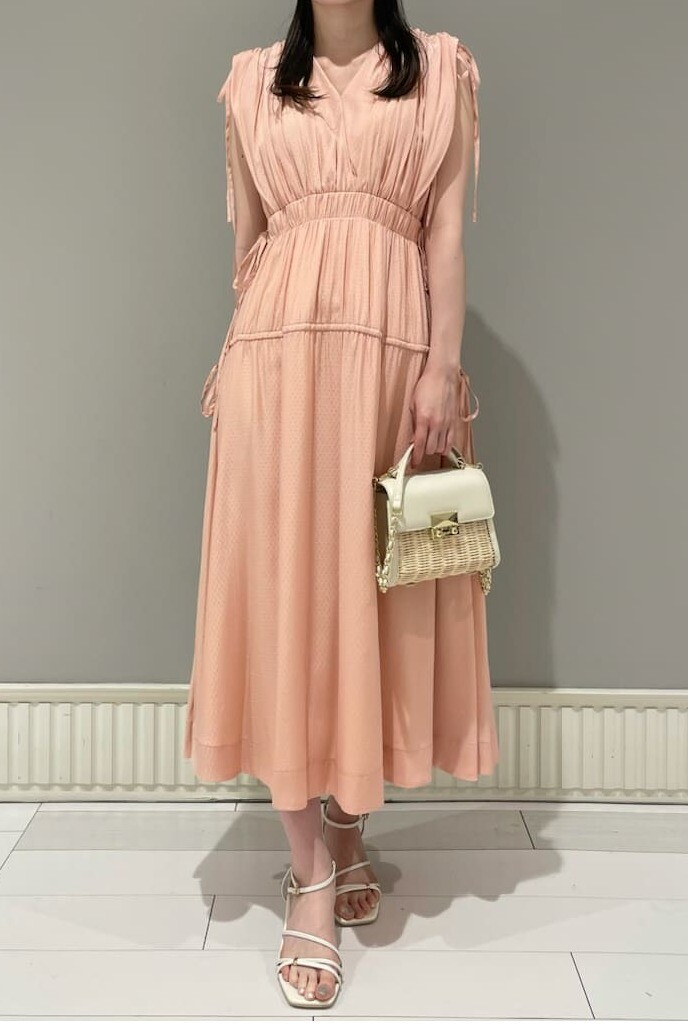 CELFORD🍹カシュクールリボンノースリーブワンピース🍹 | ウサギ