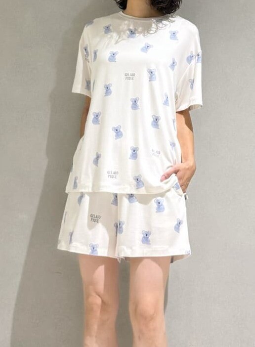 gelato pique ☘️【接触冷感】コアラ柄Tシャツ・コアラ柄ショート