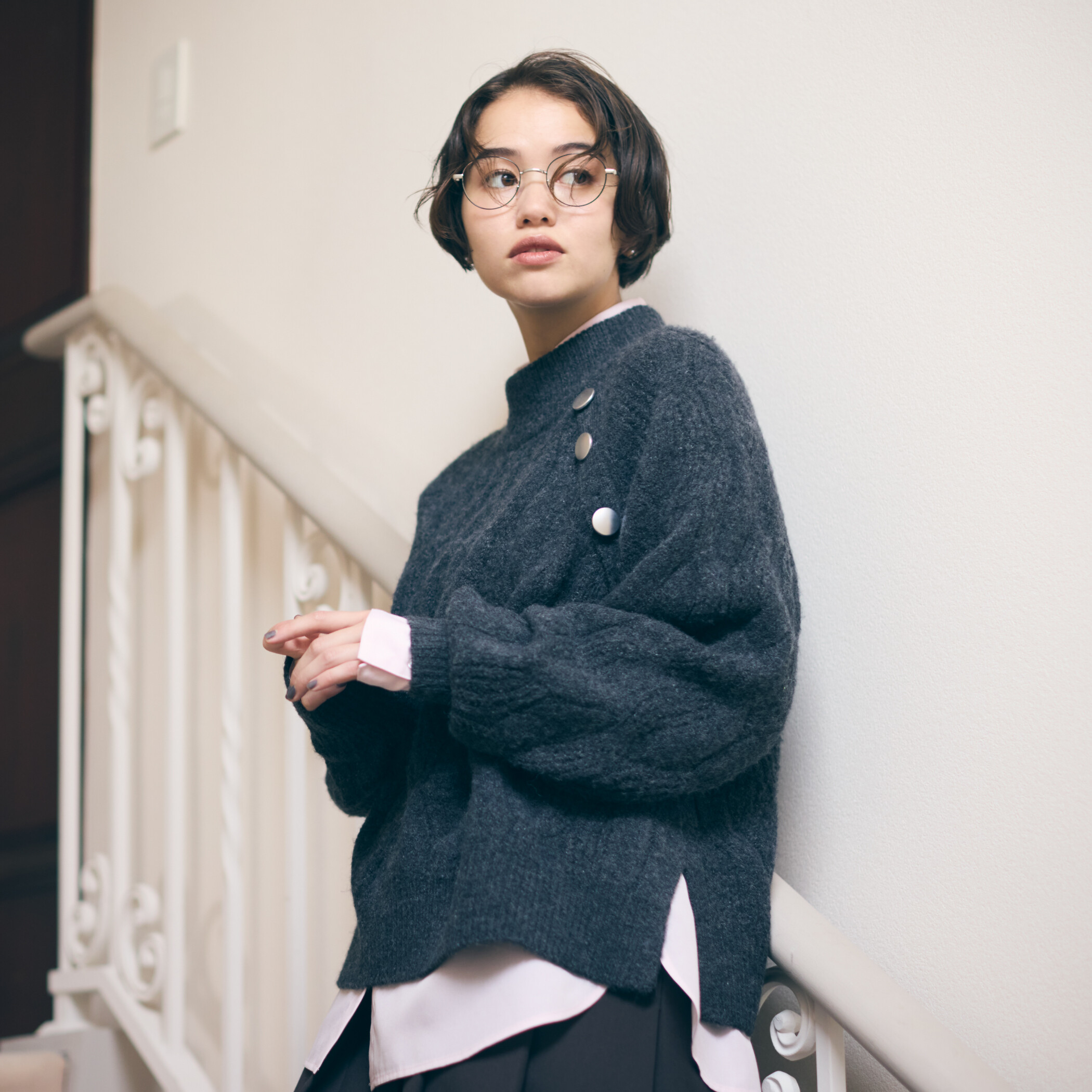 ケーブルボタンニット☆ | コムサスタイル | 那覇メインプレイス