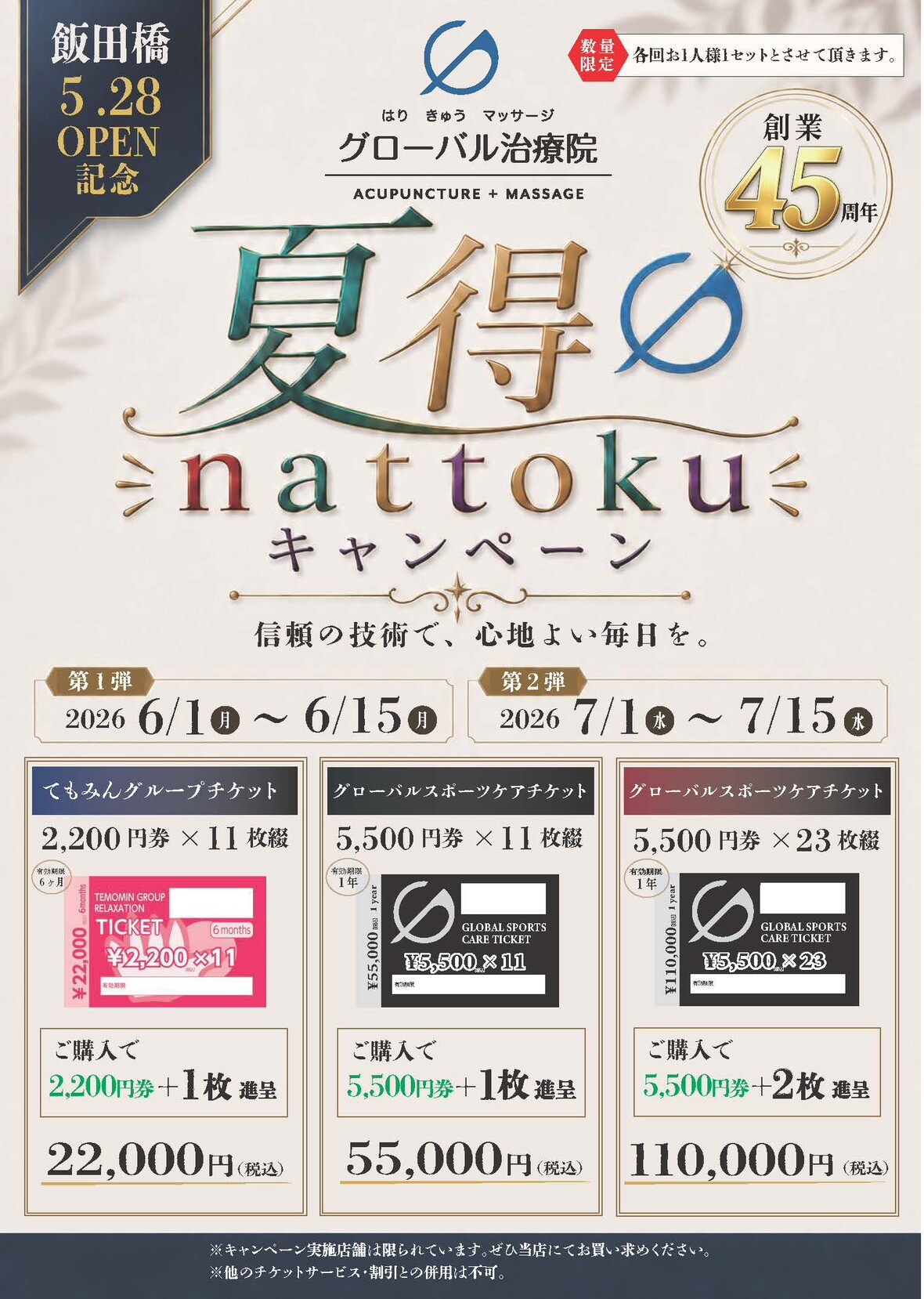 てもみん チケット 22,000円分 （1,000円×11枚綴り 2セット） てもみん