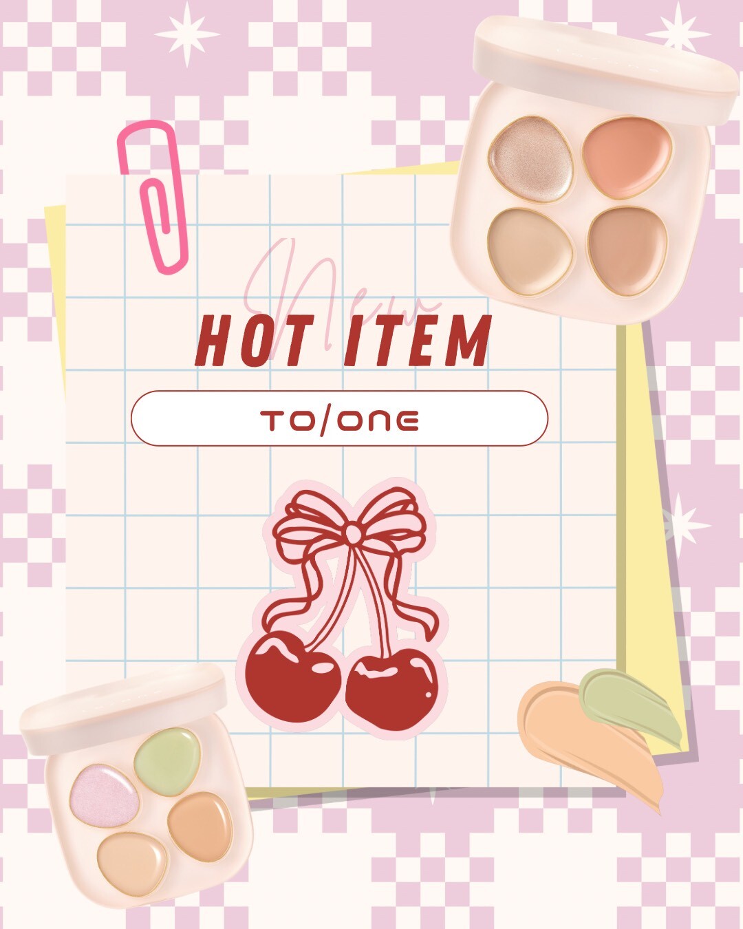 【大人気🌟】to/one コンシーラーパレット💖