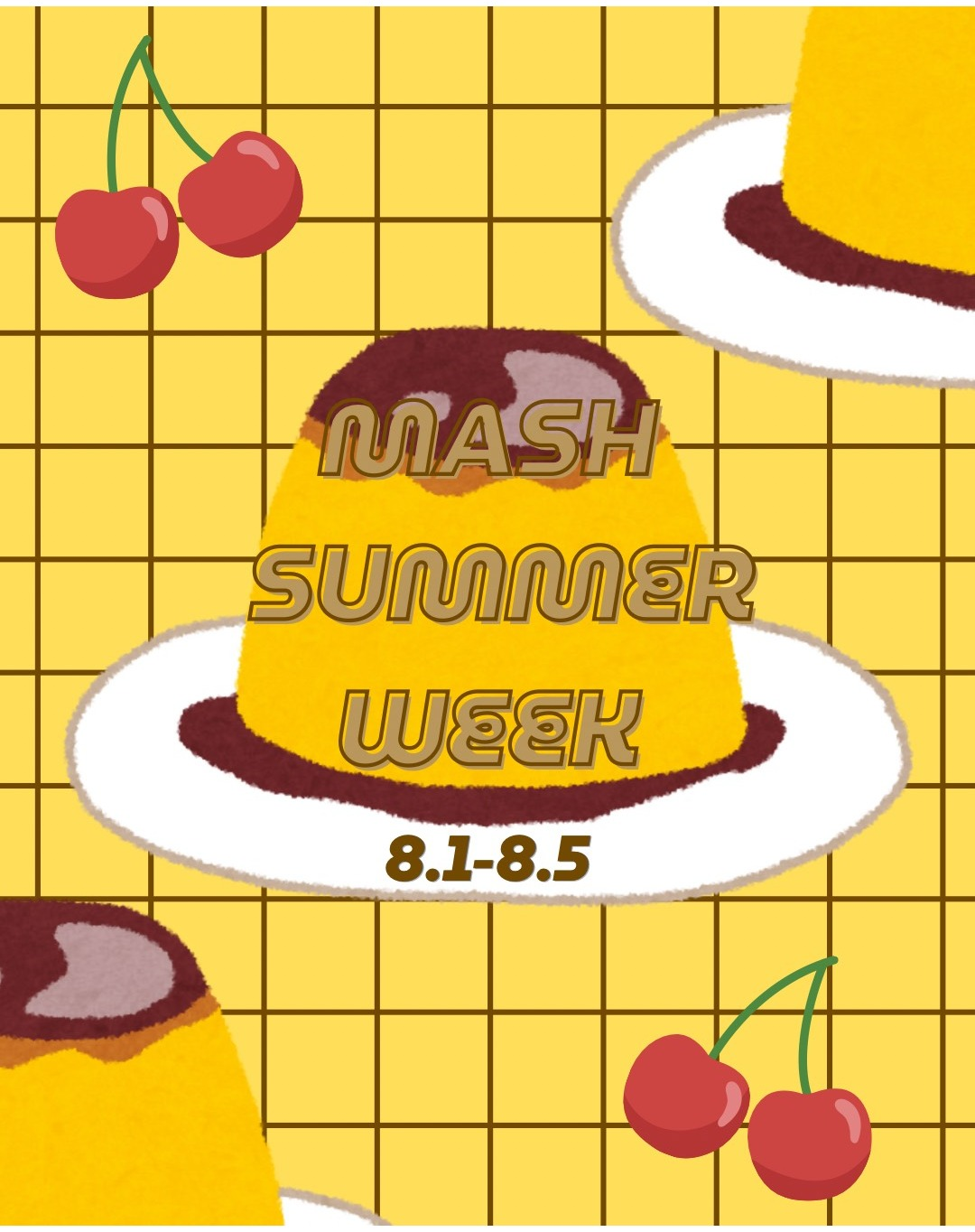 [8/1~8/5限定】ポムポムプリン × Cosme Kitchen  MASH SUMMMER WEEK 2026