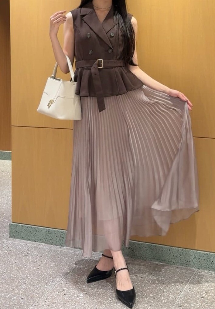 SNIDEL ✨スイッチングジレワンピース✨