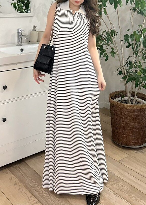 LILY BROWN💛真夏の肌に心地よい、洗練のアメリカンスリーブワンピース