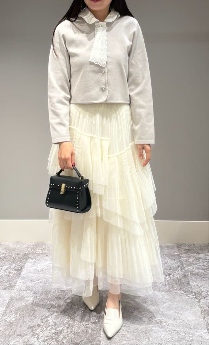 CELFORD　🌸【UVカット】【洗える】刺繍ボウタイカーディガン🌸