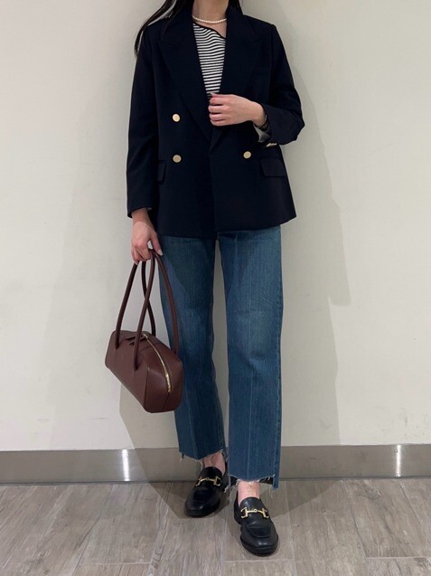 MilaOwen 🍊裾段差テーパードデニムパンツ🍊