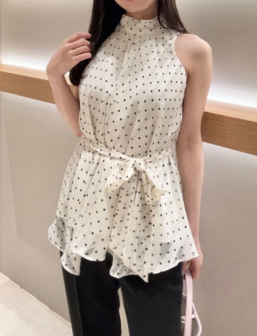 FRAY I.D　🪻リボンタイホルターブラウス🪻