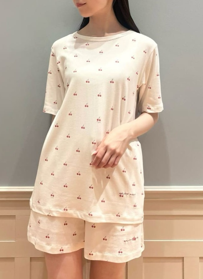gelato pique 🍒夏らしいフレッシュなフルーツ柄ルームウェア🍌