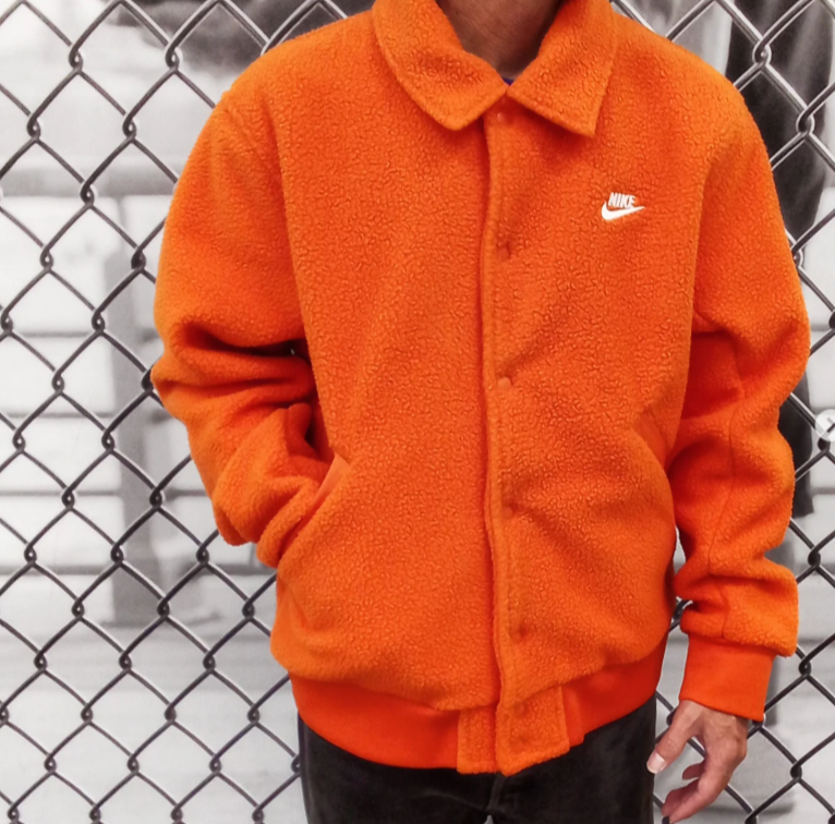 【NEW ARRIVAL】Nike Sportswear Club Men's High-Pile Fleece Coaches Jacket