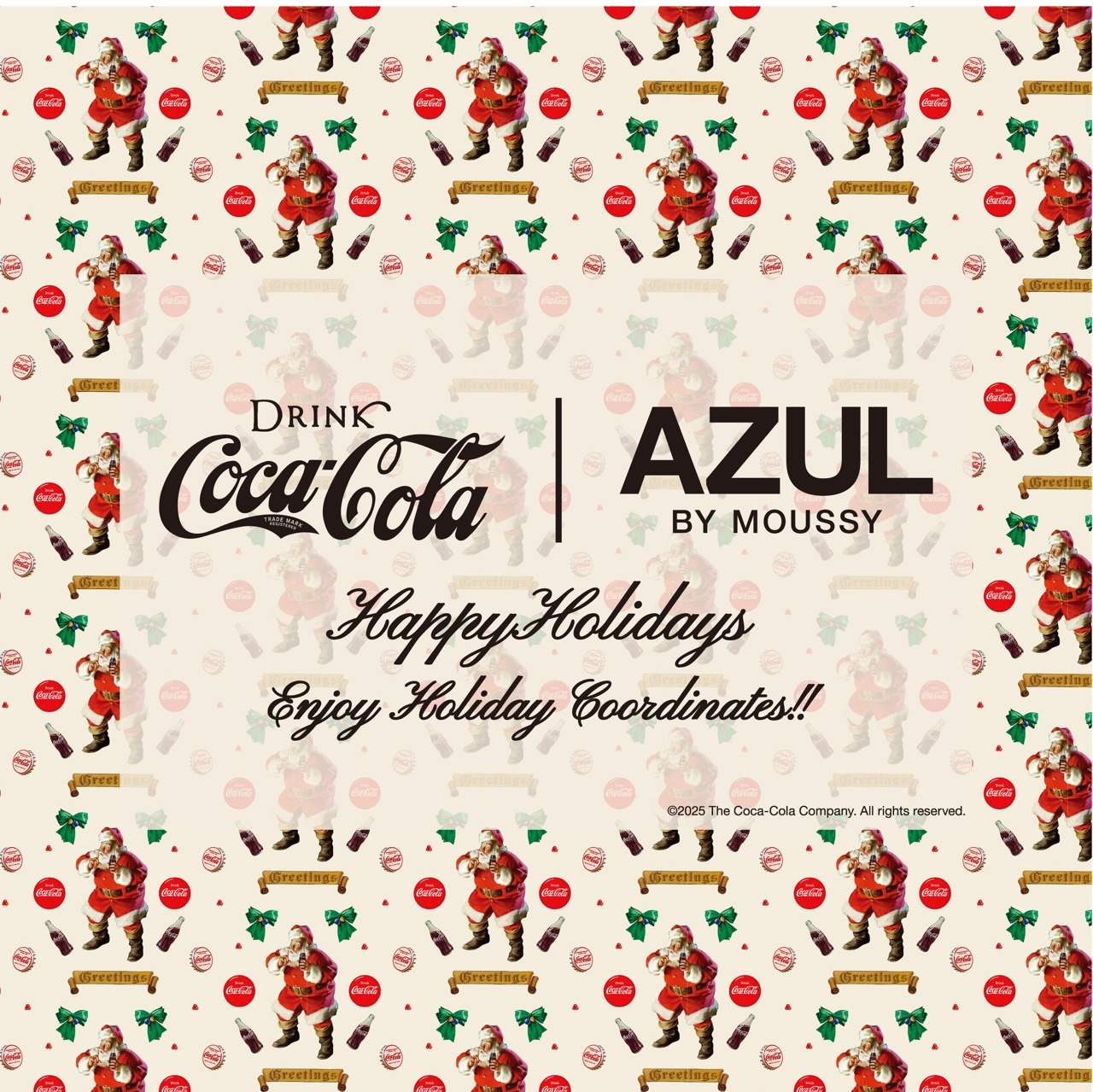AZUL BY MOUSSYがCoca-Cola®とのコラボアイテムを12月1日(月)に店舗発売開始！