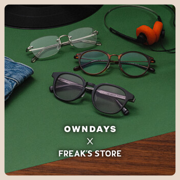 『OWNDAYS×FREAK'S STORE』紫外線が気になる季節に、調光・偏光機能で快適なお出かけを。