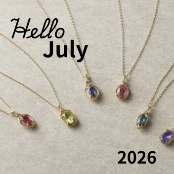 【商品紹介】7月バースデーストーン『ルビー』🎂お誕生石ジュエリー🌹✨