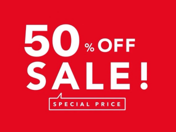 SALE 50%OFF 開催中です‼️