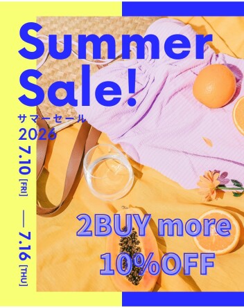 【7/10~7/16の7日間】2BUY more 10%OFF🌟新作スキンケアも‼