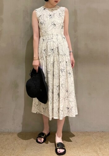 💗20％OFF💗 MilaOwen　ノースリティアードワンピース