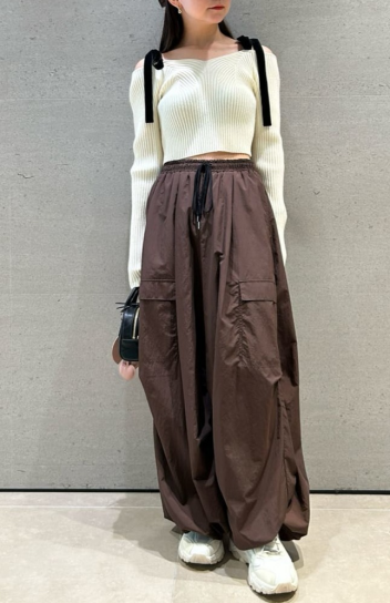 SNIDEL　🌷ショルダーリボンオフショルニットプルオーバー🌷