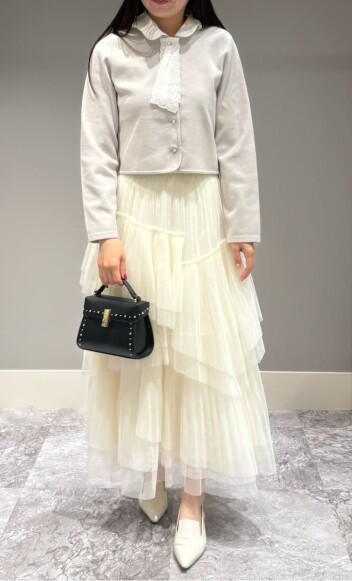 CELFORD 🌸【UVカット】【洗える】刺繍ボウタイカーディガン🌸