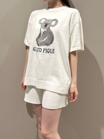 gelato pique　🍀コアラジャガードプルオーバー・リブショートパン・🐨