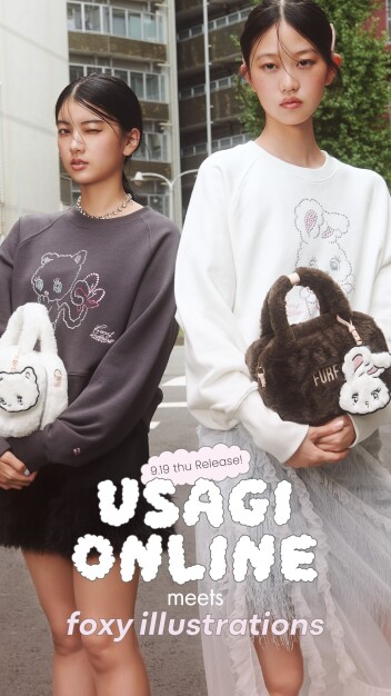 ♥🐰USAGI ONLINE meets foxy illustrations発売スタート🐰♥