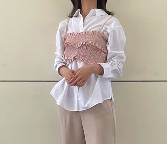 SELEアイテム🌿Stylevoice for xxx🌿ギャザービスチェブラウスセット