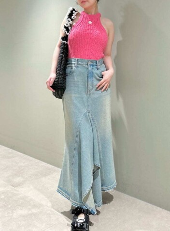 【LILY BROWN×MARY QUANT】　アメリカンスリーブケーブルニット ❤