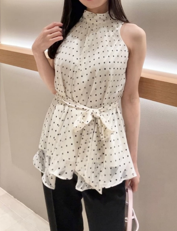 FRAY I.D　🪻リボンタイホルターブラウス🪻