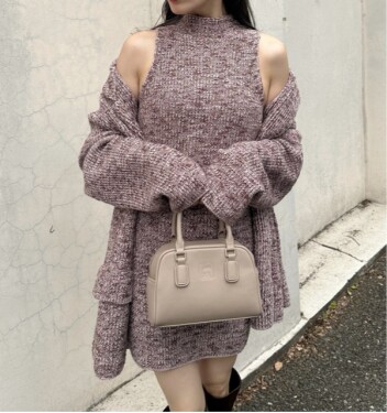 🏵️SNIDEL【新作】大人気ミニニットワンピース🏵️