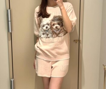 SNIDEL HOME　💗DOGラメジャガードプルオーバー・DOGラメジャガードショートパンツ💗