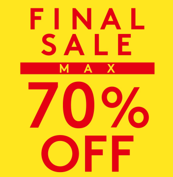 🌟MAX70%OFFのビッグSALEがスタート🌟