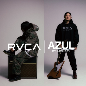 AZUL BY MOUSSYが「RVCA（ルーカ）」との冬のコラボレーションアイテムを12月8日(月)より発売開始！